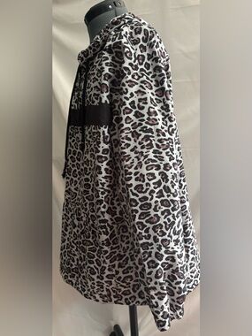 Leopard print windbreaker